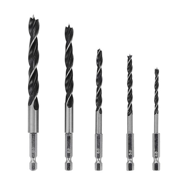 5pcs hss 1/4 inch hex shank brad point twist drill bits set quick change 4-10mm woodworking tool
5pcs hss 1/4 inch hex shank brad point twist drill bits set quick change 4-10mm woodworking tool