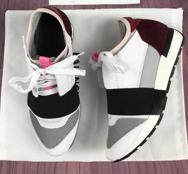 2018 new designer man woman leather casual shoes low cut breathable mesh sneaker outdoors trainers runner shoes sneakerus5-11.5 h17, Black
2018 new designer man woman leather casual shoes low cut breathable mesh sneaker outdoors trainers runner shoes sneakerus5-11.5 h17, Black