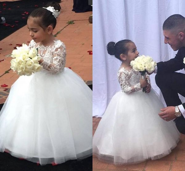 latest holy lovely ball gown flower girls dresses long sleeve lace white kids halloween gowns christmas party dresses, White;blue
latest holy lovely ball gown flower girls dresses long sleeve lace white kids halloween gowns christmas party dresses, White;blue