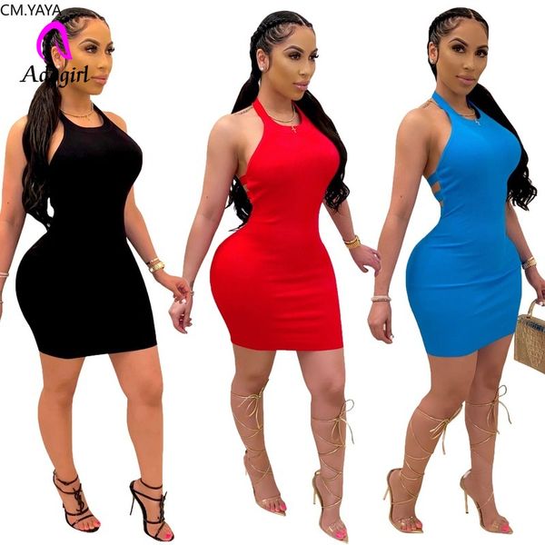 casual dresses solid 2021 women summer mini dress sleeveless backless hollow out party night club bandage home vestidos, Black;gray
casual dresses solid 2021 women summer mini dress sleeveless backless hollow out party night club bandage home vestidos, Black;gray