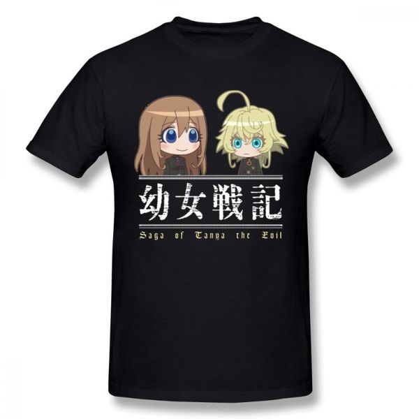 youjo senki chibi black tee shirt men fashionable tee shirt crewneck plus size homme t-shirt guys punk designer streetwear, White;black
youjo senki chibi black tee shirt men fashionable tee shirt crewneck plus size homme t-shirt guys punk designer streetwear, White;black