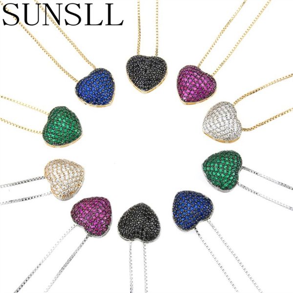sunsll gold/silver copper necklace colorful cubic zirconia necklace heart for women fashion jewelry gifts
sunsll gold/silver copper necklace colorful cubic zirconia necklace heart for women fashion jewelry gifts