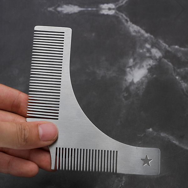 new man beard styling comb double-side beard brush stainless steel right angle shaving comb for men styling tools
new man beard styling comb double-side beard brush stainless steel right angle shaving comb for men styling tools