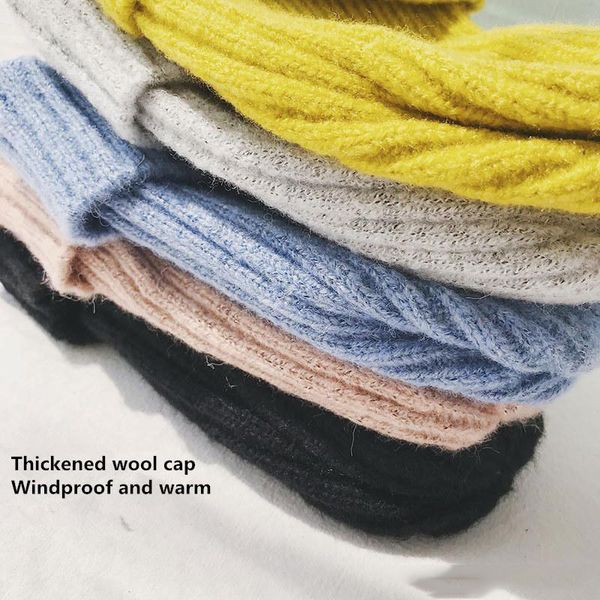 knitted winter warm hat 2019 new wool knit thick hats solid colors costume accessory fashion casual cap women men gifts jj20119, Blue;gray
knitted winter warm hat 2019 new wool knit thick hats solid colors costume accessory fashion casual cap women men gifts jj20119, Blue;gray