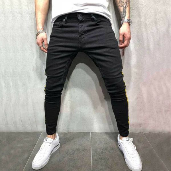 stylish men slim fit skinny straight elastic denim pants stretch leggings trousers tracksuit pencil skinny jogger gym pant, Black;blue
stylish men slim fit skinny straight elastic denim pants stretch leggings trousers tracksuit pencil skinny jogger gym pant, Black;blue