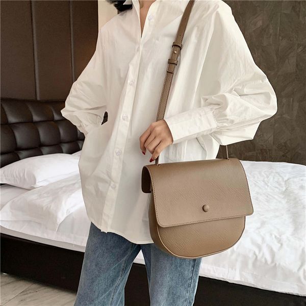 2020 handbags thick soft skin simple semi-circular bag women's shoulder bags women's crossbody bag leisure bolsa feminina
2020 handbags thick soft skin simple semi-circular bag women's shoulder bags women's crossbody bag leisure bolsa feminina