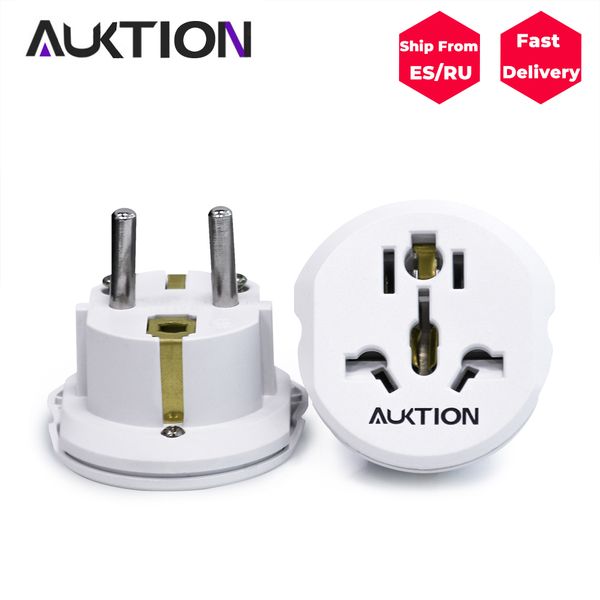 Chargers 5Pcs/Lot AUKTION Universal EU US UK AU CN to EU Plug Adapter Europe Converter Travel Charger Wall Power Socket Adapter
Chargers 5Pcs/Lot AUKTION Universal EU US UK AU CN to EU Plug Adapter Europe Converter Travel Charger Wall Power Socket Adapter