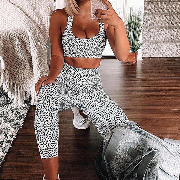 women fashion leopard print cropped vest tank and pants set 2pcs sports fitness yoga suit ladies workout clothes for 2019, White;red
women fashion leopard print cropped vest tank and pants set 2pcs sports fitness yoga suit ladies workout clothes for 2019, White;red