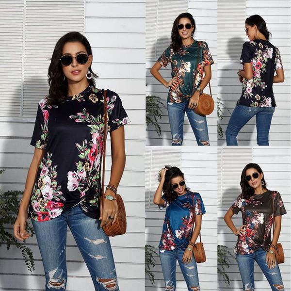 women's t-shirt 2021 summer european and american flowers printing short sleeve o-neck loose, White
women's t-shirt 2021 summer european and american flowers printing short sleeve o-neck loose, White