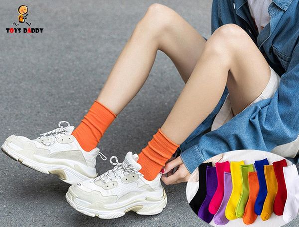 new harajuku retro women lady cotton loose socks winter in tube korean purple blue yellow pink vivid colors christmas cute
new harajuku retro women lady cotton loose socks winter in tube korean purple blue yellow pink vivid colors christmas cute