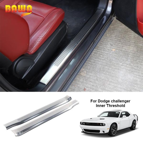 bawa interior mouldings car door sill plate guards scuff cover metal accessories for dodge challenger 2015
bawa interior mouldings car door sill plate guards scuff cover metal accessories for dodge challenger 2015