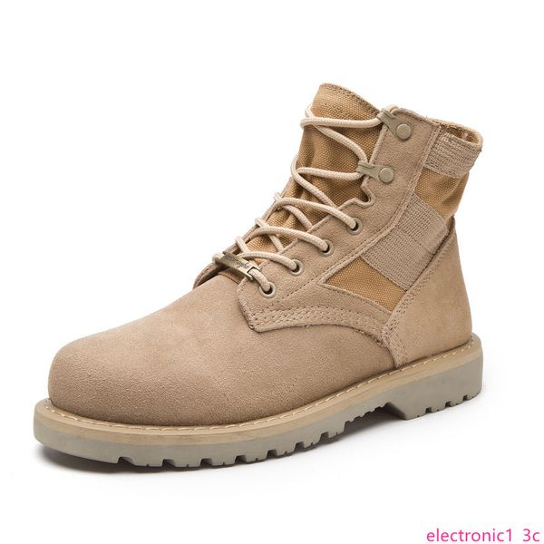 man leather waterproof desert martin boots women's scrub leather outdoor high help british short boots women, Black;green
man leather waterproof desert martin boots women's scrub leather outdoor high help british short boots women, Black;green
