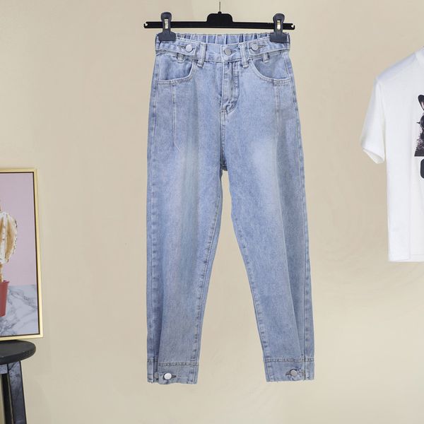 ff1948 2019 new autumn winter women fashion casual denim pants boyfriend womens jeans high waist jeans, Blue 
ff1948 2019 new autumn winter women fashion casual denim pants boyfriend womens jeans high waist jeans, Blue