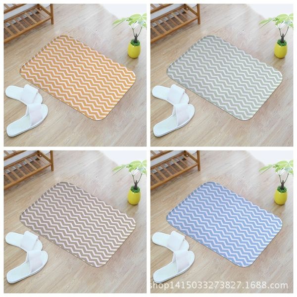 beautiful watercolor wave stripe pattern home furnishing bedroom in front of the door non-slip land pad carpet mixed batch
beautiful watercolor wave stripe pattern home furnishing bedroom in front of the door non-slip land pad carpet mixed batch