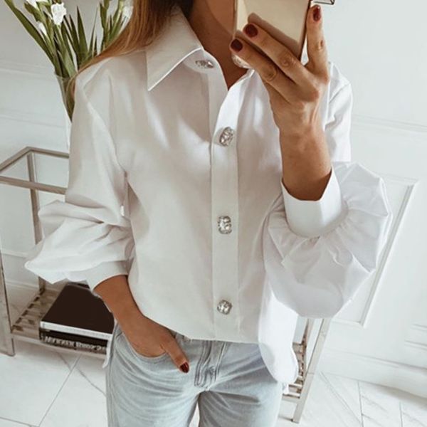 nibesser 2019 fall long lantern sleeve office women blouse shirt korean work female clothing white shirt women
nibesser 2019 fall long lantern sleeve office women blouse shirt korean work female clothing white shirt women