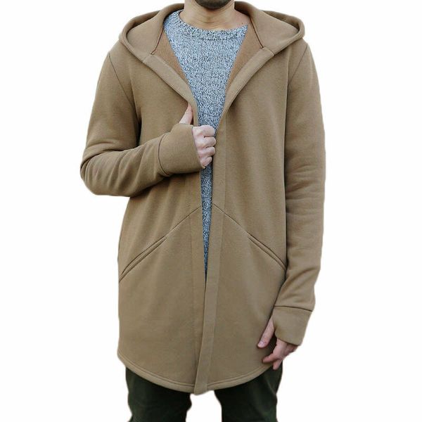 men's british casua hooded cardigan long sleeve slim pullover jacket coat men's hooded solid color jacket, Black;brown
men's british casua hooded cardigan long sleeve slim pullover jacket coat men's hooded solid color jacket, Black;brown