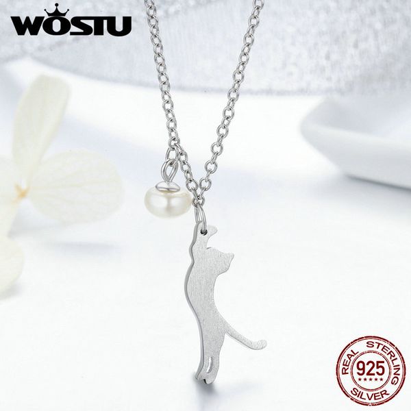 wostu popular real 100% 925 sterling silver naughty kitten cat women pendant necklaces fashion sterling silver jewelry fin175
wostu popular real 100% 925 sterling silver naughty kitten cat women pendant necklaces fashion sterling silver jewelry fin175