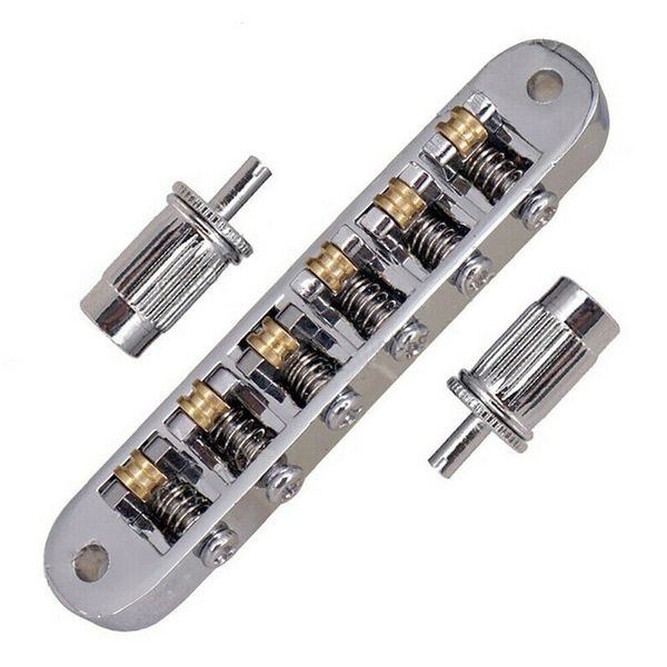 electric guitar bridge replacement durable tail parts zinc alloy diy music adjustable roller with screws tune-o-matic repair
electric guitar bridge replacement durable tail parts zinc alloy diy music adjustable roller with screws tune-o-matic repair