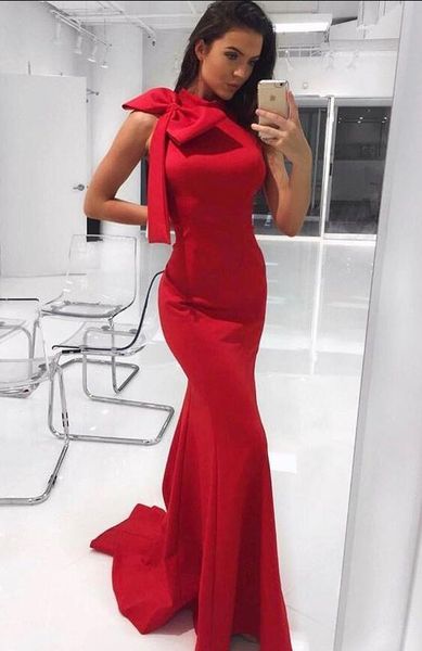 affordable mermaid tight prom dress high neck red slim graduation prom party dress with bow on shoulder sleeveless dress evening wear, Black
affordable mermaid tight prom dress high neck red slim graduation prom party dress with bow on shoulder sleeveless dress evening wear, Black