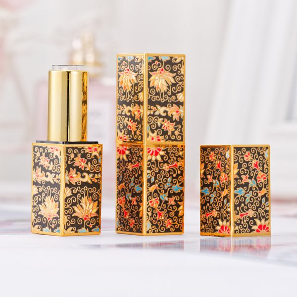 gold flowers pattern plastic lipstick tube 12.1mm diy lip balm tubes lip stick containers empty cosmetic makeup tool
gold flowers pattern plastic lipstick tube 12.1mm diy lip balm tubes lip stick containers empty cosmetic makeup tool