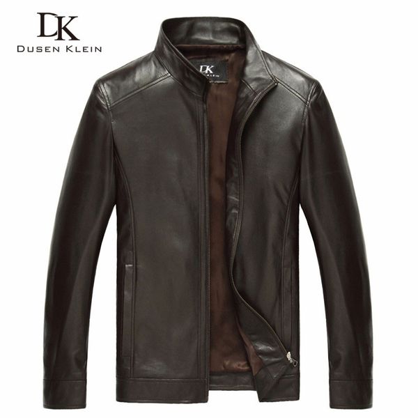 luxury genuine sheepskin leather jacket brand dusen men slim designer spring leather coats black/brown 14b0109
luxury genuine sheepskin leather jacket brand dusen men slim designer spring leather coats black/brown 14b0109