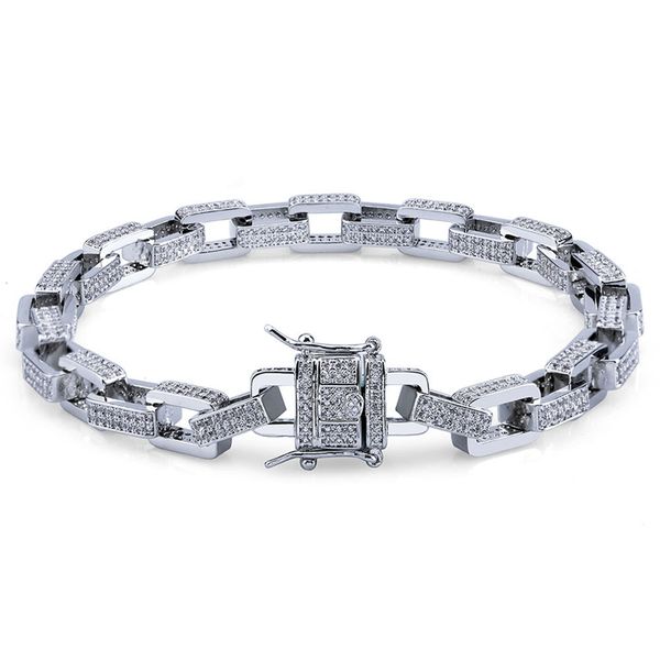 fashion personality luxury bling zirconia micro paved bracelets exquisite 18k gold plated chain bracelets hip hop bracelets for men, Black
fashion personality luxury bling zirconia micro paved bracelets exquisite 18k gold plated chain bracelets hip hop bracelets for men, Black