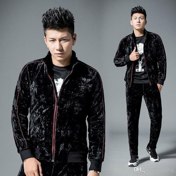 winter new fashion zipper collar cardigan velvet casual suit thick warm tracksuit mens designer tracksuits plus size welcome to oum-4xl, Gray
winter new fashion zipper collar cardigan velvet casual suit thick warm tracksuit mens designer tracksuits plus size welcome to oum-4xl, Gray