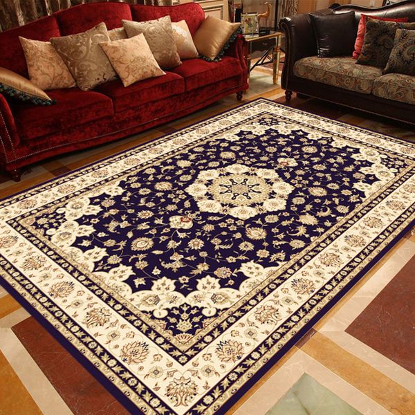 

retro persian floral rug non skid washable carpet for bedroom living room kitchen ve