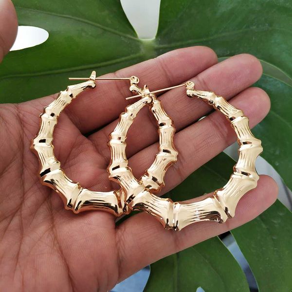 2019 trendy bamboo hoop earrings female gold silver color color classic jewelry hoop earrings for women, Golden;silver
2019 trendy bamboo hoop earrings female gold silver color color classic jewelry hoop earrings for women, Golden;silver