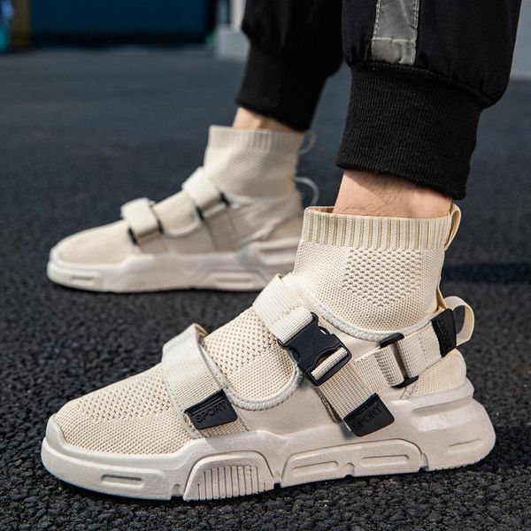 men's shoes 2019 new trend joker high canvas socks shoes sports casual korean a men's shoes h7, Black
men's shoes 2019 new trend joker high canvas socks shoes sports casual korean a men's shoes h7, Black