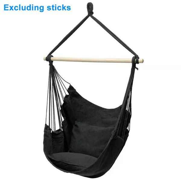 relaxation hanging hammock chair travel camping home garden adults kids indoor thickened outdoor swing canvas with cushion
relaxation hanging hammock chair travel camping home garden adults kids indoor thickened outdoor swing canvas with cushion