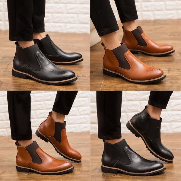 мода для мужчин кожаные ботинки вскользь британский boots high-топ инструментальное мужская обувь botas hombre, Black
мода для мужчин кожаные ботинки вскользь британский boots high-топ инструментальное мужская обувь botas hombre, Black