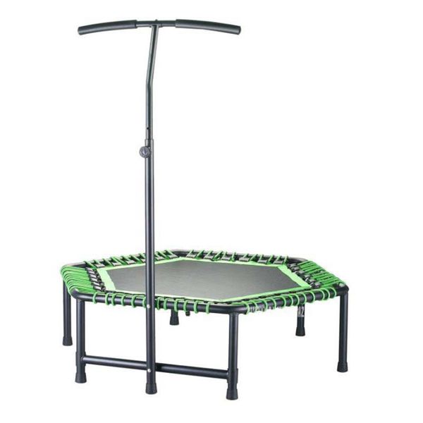 trampolines hexagon shape 48 inch practical trampoline for women safety pad jump sports safe with t handrail
trampolines hexagon shape 48 inch practical trampoline for women safety pad jump sports safe with t handrail
