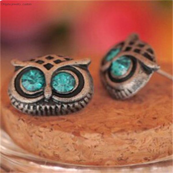 Hot Sale Bijoux Antique Big Eye Owl Stud Earrings Fashion Jewelry Brincos Crystal Earing Pendientes Cute Animal Earring E07
Hot Sale Bijoux Antique Big Eye Owl Stud Earrings Fashion Jewelry Brincos Crystal Earing Pendientes Cute Animal Earring E07