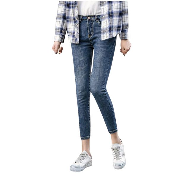 jaycosin autumn fashion ladies casual slim stretch solid jeans elastic skinny stretch female high waisted pencil jeans 1111#4, Blue
jaycosin autumn fashion ladies casual slim stretch solid jeans elastic skinny stretch female high waisted pencil jeans 1111#4, Blue