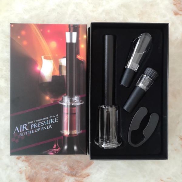 4 pcs set with box red wine opener air pressure pump bottle opener corkscrews with vacuum ser & wine pourer bar kitchen gadgets
4 pcs set with box red wine opener air pressure pump bottle opener corkscrews with vacuum ser & wine pourer bar kitchen gadgets