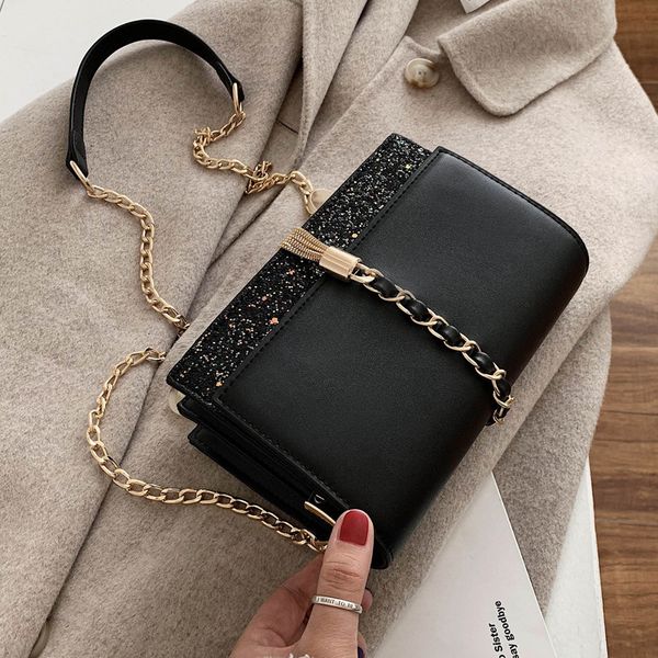 women's bag 2020 new wave korean version of the wild messenger bag sequin chain fashion small square
women's bag 2020 new wave korean version of the wild messenger bag sequin chain fashion small square