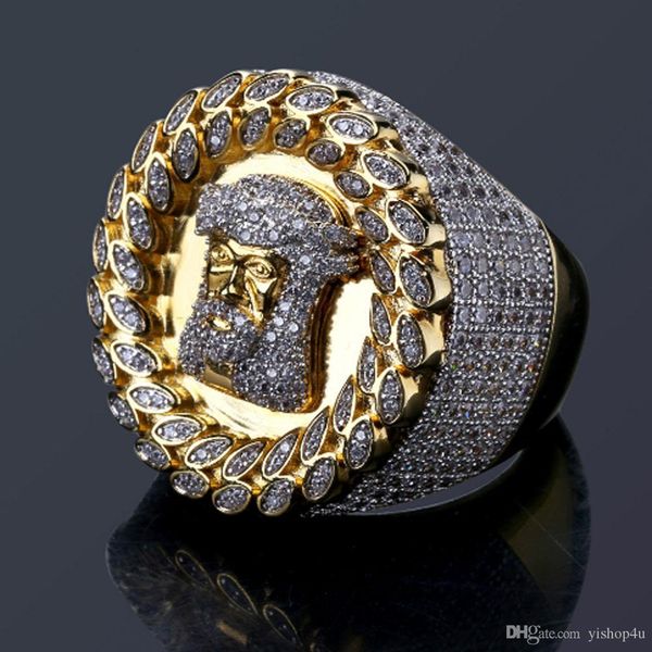 luxury men gold tone hip hop jesus face ring micro pave cubic zirconia simulated diamonds rings size7-12 bling bling jewelry, Golden;silver
luxury men gold tone hip hop jesus face ring micro pave cubic zirconia simulated diamonds rings size7-12 bling bling jewelry, Golden;silver