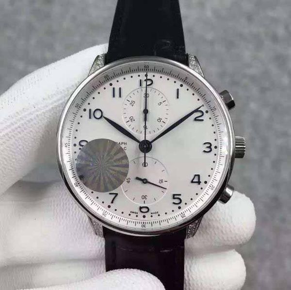 mens limited edition eta 7750 chronograph mechanical movement diamond case leather strap port luminous wristwatch, Slivery;brown
mens limited edition eta 7750 chronograph mechanical movement diamond case leather strap port luminous wristwatch, Slivery;brown
