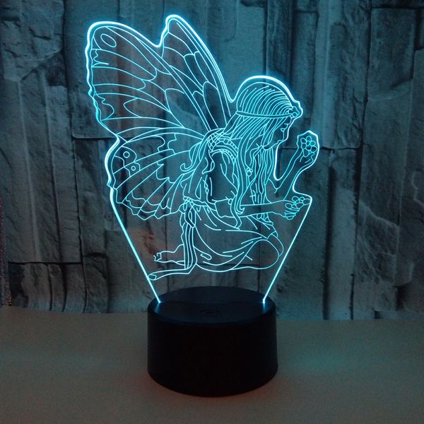 new pattern angel 3d small night-light remote control 3d lamp colorful touch led vision lamp gift atmosphere 3d small desk lamp
new pattern angel 3d small night-light remote control 3d lamp colorful touch led vision lamp gift atmosphere 3d small desk lamp