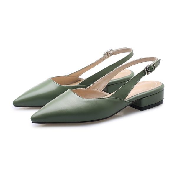 new designer ladies sandals sling back for womens sandals genuine leather flat heels black apricot green size us6-9.5
new designer ladies sandals sling back for womens sandals genuine leather flat heels black apricot green size us6-9.5