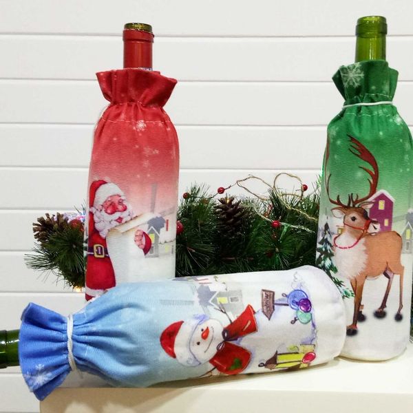 3pcs christmas wine bottle dress wine bottle cover wine coat old man snowman elk print bottle dress sets xmas party decorations
3pcs christmas wine bottle dress wine bottle cover wine coat old man snowman elk print bottle dress sets xmas party decorations