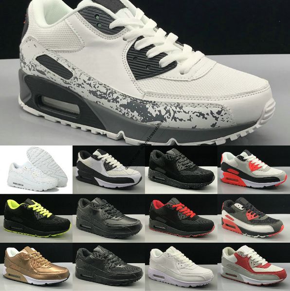 new 2019 new 90 designer shoes classic men and woman shoes sports trainer sneakers cushion surface breathable sports shoes 36-45, Black
new 2019 new 90 designer shoes classic men and woman shoes sports trainer sneakers cushion surface breathable sports shoes 36-45, Black