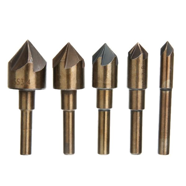 5pcs 1/4" 3/4" chamfering hss twist drill bits set woodworking metal round shank cutter tools drill bit
5pcs 1/4" 3/4" chamfering hss twist drill bits set woodworking metal round shank cutter tools drill bit