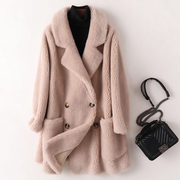high grade fur one coat women winter warm parka sheep shearing fur outwear female soft fluffy jacket loose larges winter jacket, Black
high grade fur one coat women winter warm parka sheep shearing fur outwear female soft fluffy jacket loose larges winter jacket, Black