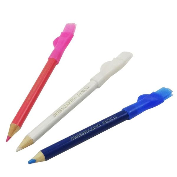 d&d 3 colors dressmaker pencil with brush water soluble dressing pencil tailor's chalk pen fabric color pen, Black
d&d 3 colors dressmaker pencil with brush water soluble dressing pencil tailor's chalk pen fabric color pen, Black