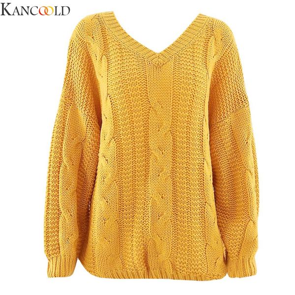 kancoold autumn winter womens off the shoulder sweater casual v-neck knitted loose long sleeve pullover jumpers clothes, White;black
kancoold autumn winter womens off the shoulder sweater casual v-neck knitted loose long sleeve pullover jumpers clothes, White;black