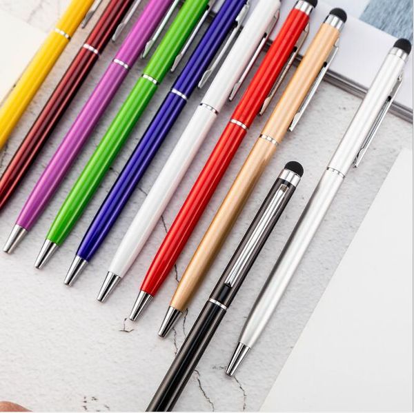 universal 100pcs/lot 2 in 1 touch screen stylus pen ballpoint pens for writing supplies, Blue;orange
universal 100pcs/lot 2 in 1 touch screen stylus pen ballpoint pens for writing supplies, Blue;orange