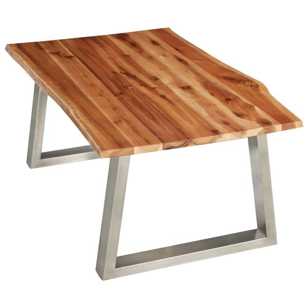 coffee table 100 * 60 * 40 cm acacia solid wood and stainless steel dining room furniture
coffee table 100 * 60 * 40 cm acacia solid wood and stainless steel dining room furniture
