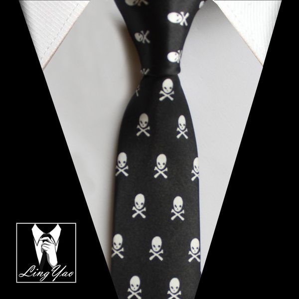 new 5cm tie casual skinny necktie black with white skull unique pattern corbatas, Blue;purple
new 5cm tie casual skinny necktie black with white skull unique pattern corbatas, Blue;purple